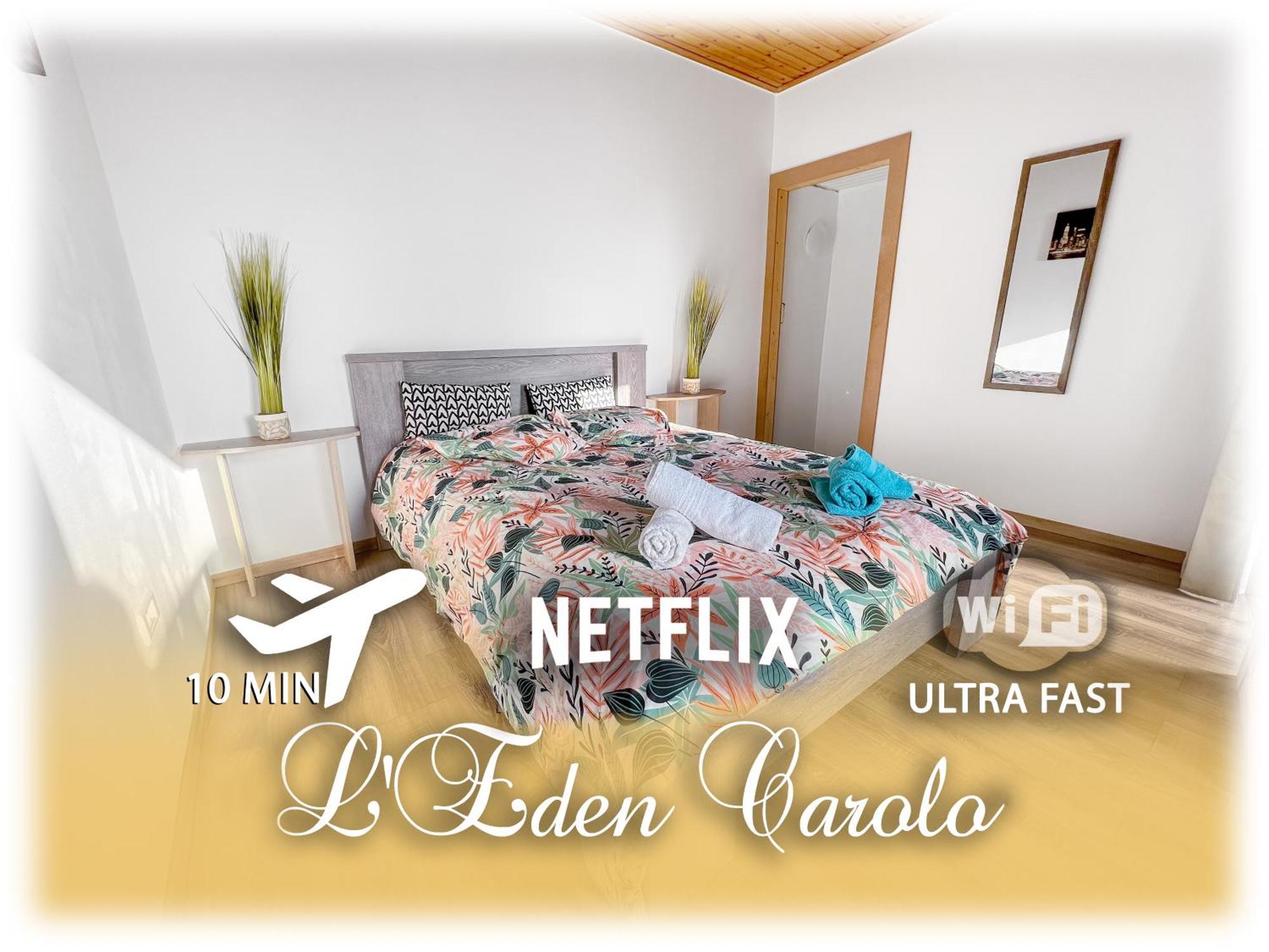 L'Eden Carolo - Netflix, Wi-Fi, 10Min Aeroport, Parking Gratuit Dampremy Exterior foto